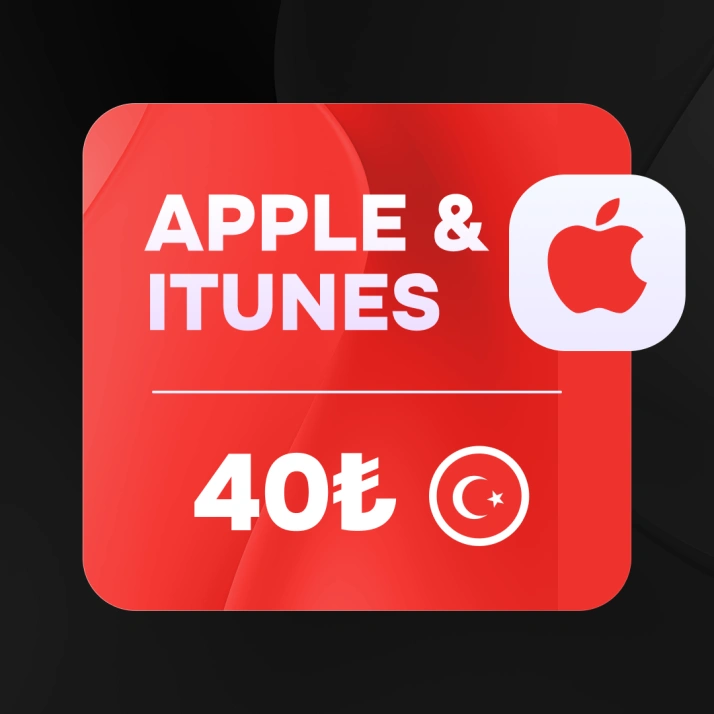 40 TRY (Турция) | Подарочная карта Apple & iTunes