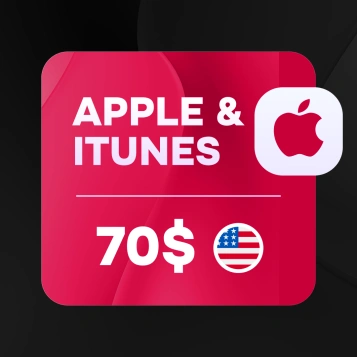 70 USD (США) | Подарочная карта Apple & iTunes
