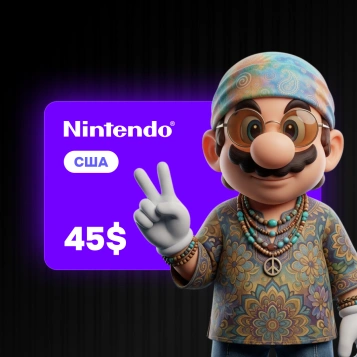 45 USD (США) | Подарочная карта Nintendo