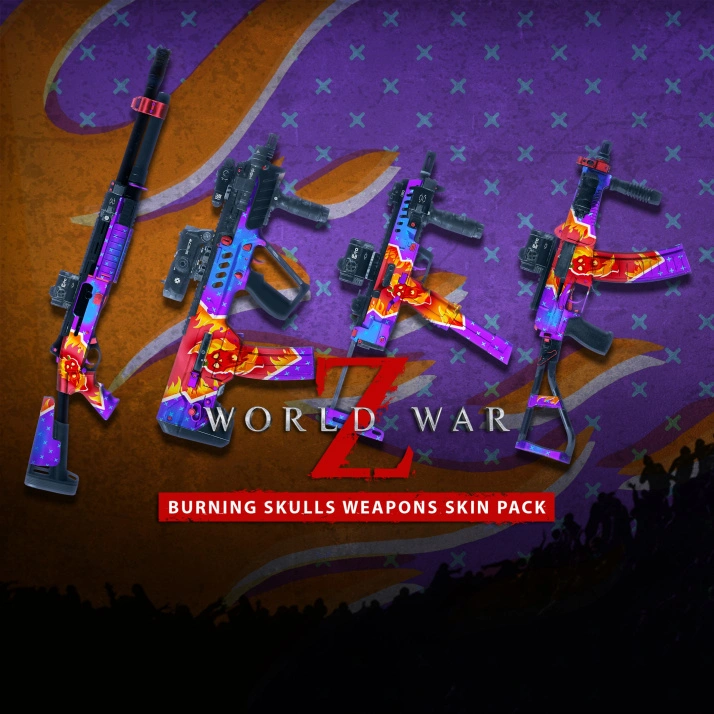 World War Z - Burning Skulls Weapons Skin Pack для Xbox