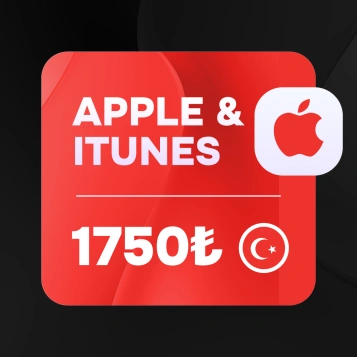 1750 TRY (Турция) | Подарочная карта Apple & iTunes