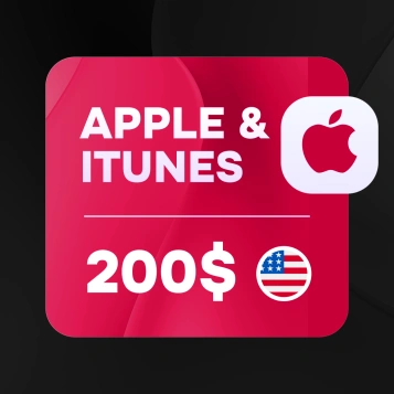 200 USD (США) | Подарочная карта Apple & iTunes