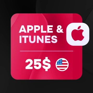 25 USD (США) | Подарочная карта Apple & iTunes