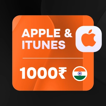 1000 INR (Индия) | Подарочная карта Apple & iTunes