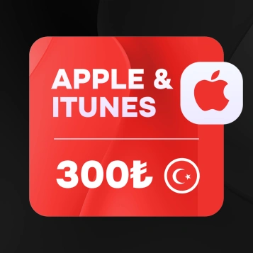 300 TRY (Турция) | Подарочная карта Apple & iTunes