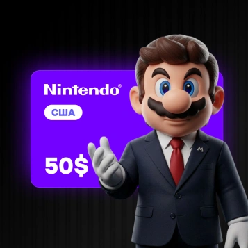 50 USD (США) | Подарочная карта Nintendo