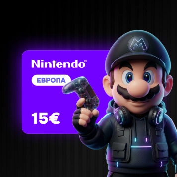 15 EUR (Европа) | Подарочная карта Nintendo
