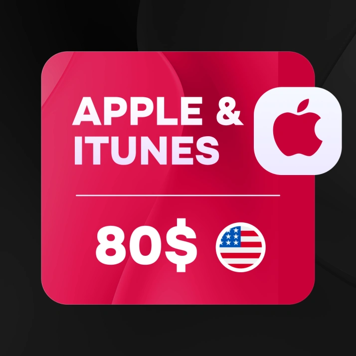 80 USD (США) | Подарочная карта Apple & iTunes